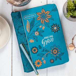 The Amazing Grace Ziparound Journal has a beautiful faux leather cover