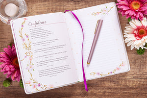 Beautiful Bible promise journal with 160 pages of inspiration