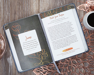 Sturdy lay-flat binding makes reading your daily devotional easy