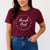 Maroon t-shirt for Christians that reads I can do all things through Christ