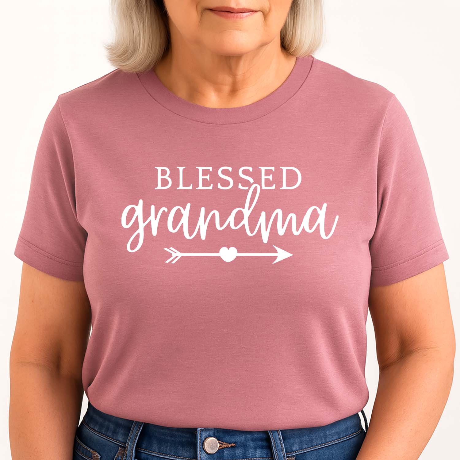 Blessed grandma premium t-shirt in mauve for Mother's Day