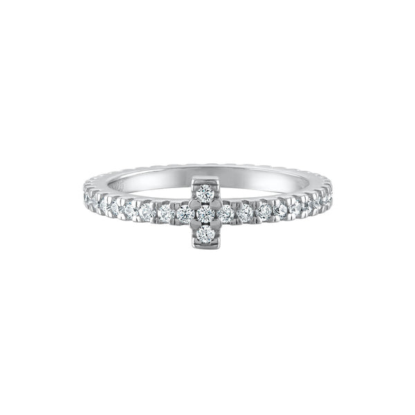 Eternal Light Cross Ring | Affordable Christian Rings