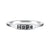 Dainty ring with the word 'hope' finely engraved on its surface