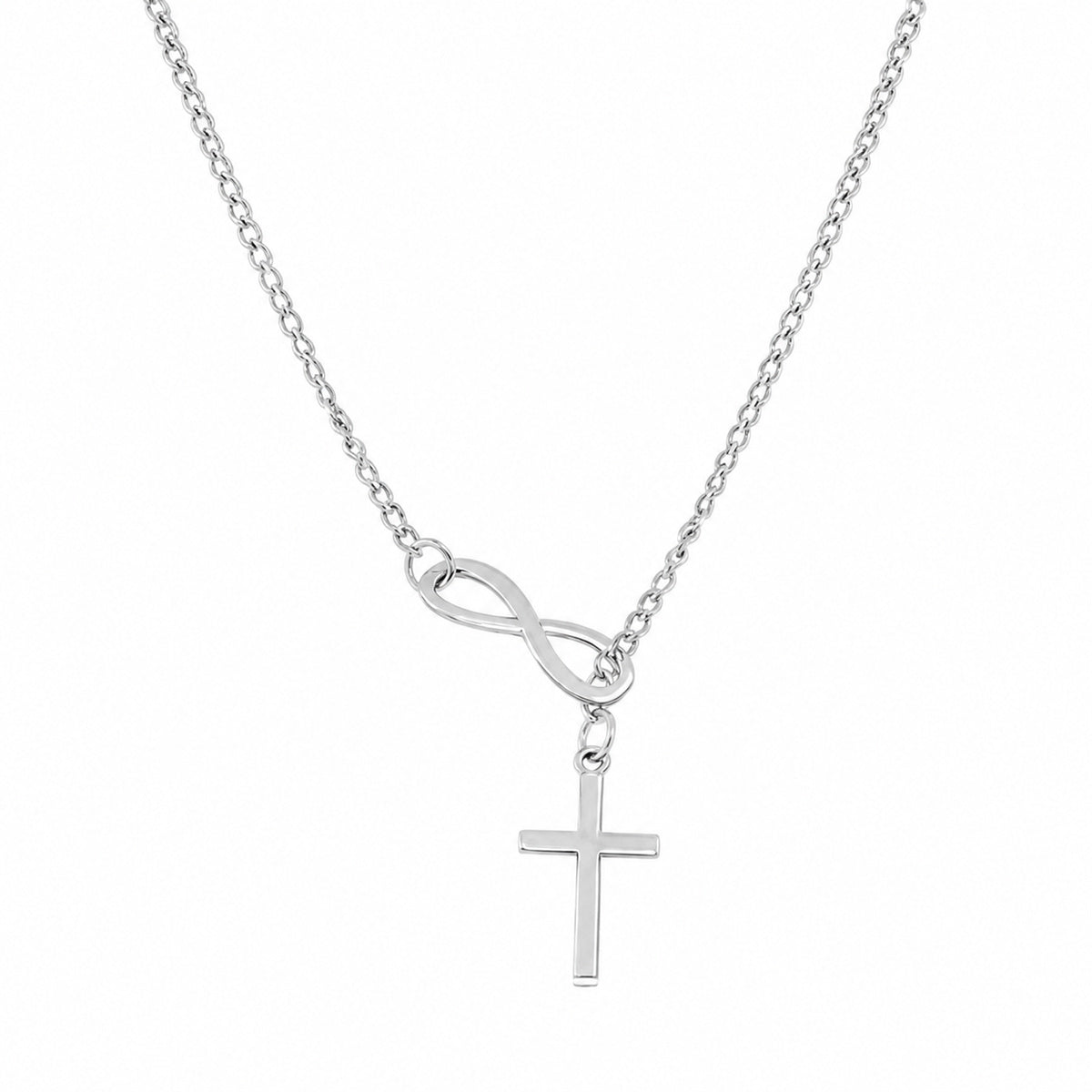Infinity Cross Necklace