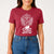My strength and my song graphic Christian t-shirt hanging up with jeans
