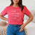 Red one nation under god shirt for patriotic holidays