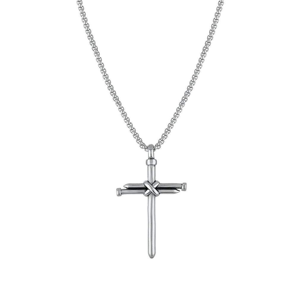 Triple Nail Cross Necklace | Men's Christian Necklaces
