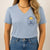 You are so loved light blue v-neck shirt for Christian ladies