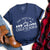 For unto us a child is born nativity scene shirt in navy blue