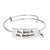 Biblical bracelet with a cross charm and "the Lord is my Shepherd" engraving