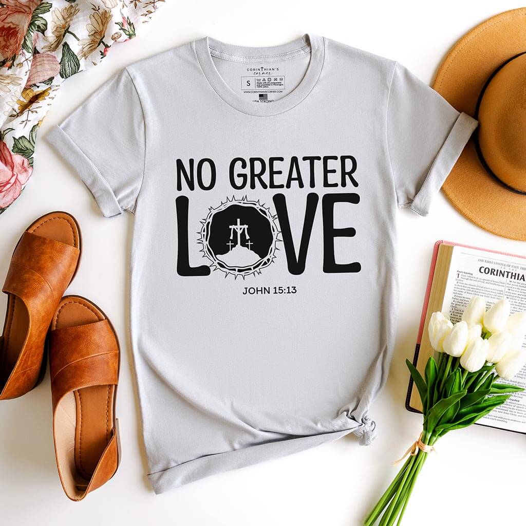 No Greater Love Jesus Christ Christian Tote Bag Gift No Greater Love Jesus Christ Christian Tote Bag Gift